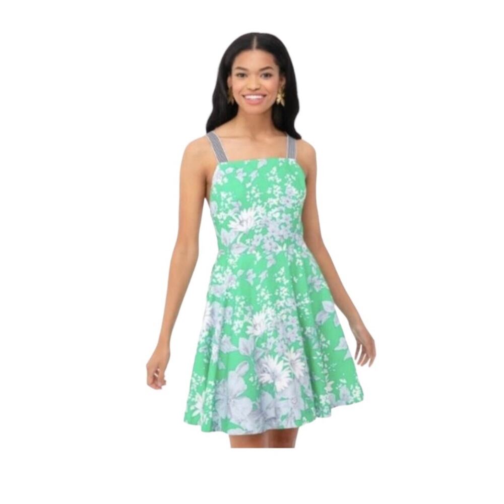 Tuckernuck Lila Apron Pinafore Floral Dress Size Small